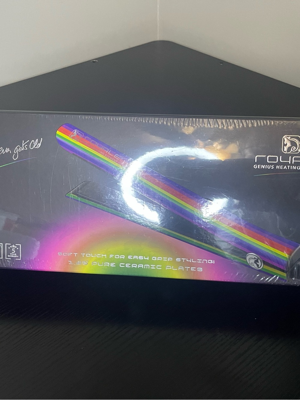 Rainbow Ceramic Hair Flat Iron - Multicolor